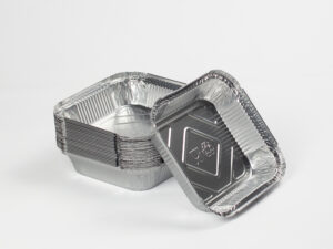 Rechteckige Aluminium-Schale 535 ml - R25-560L